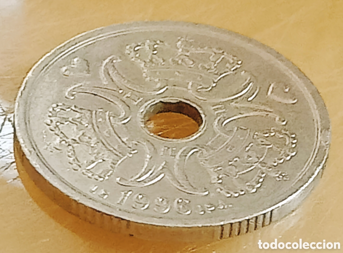 Monedas con errores: Moneda Dinamarca (1996) variedad - Foto 26