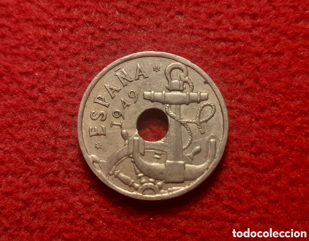 Monedas con errores: 50 c&eacute;ntimos 1949 51 flechas invertidas - Foto 2