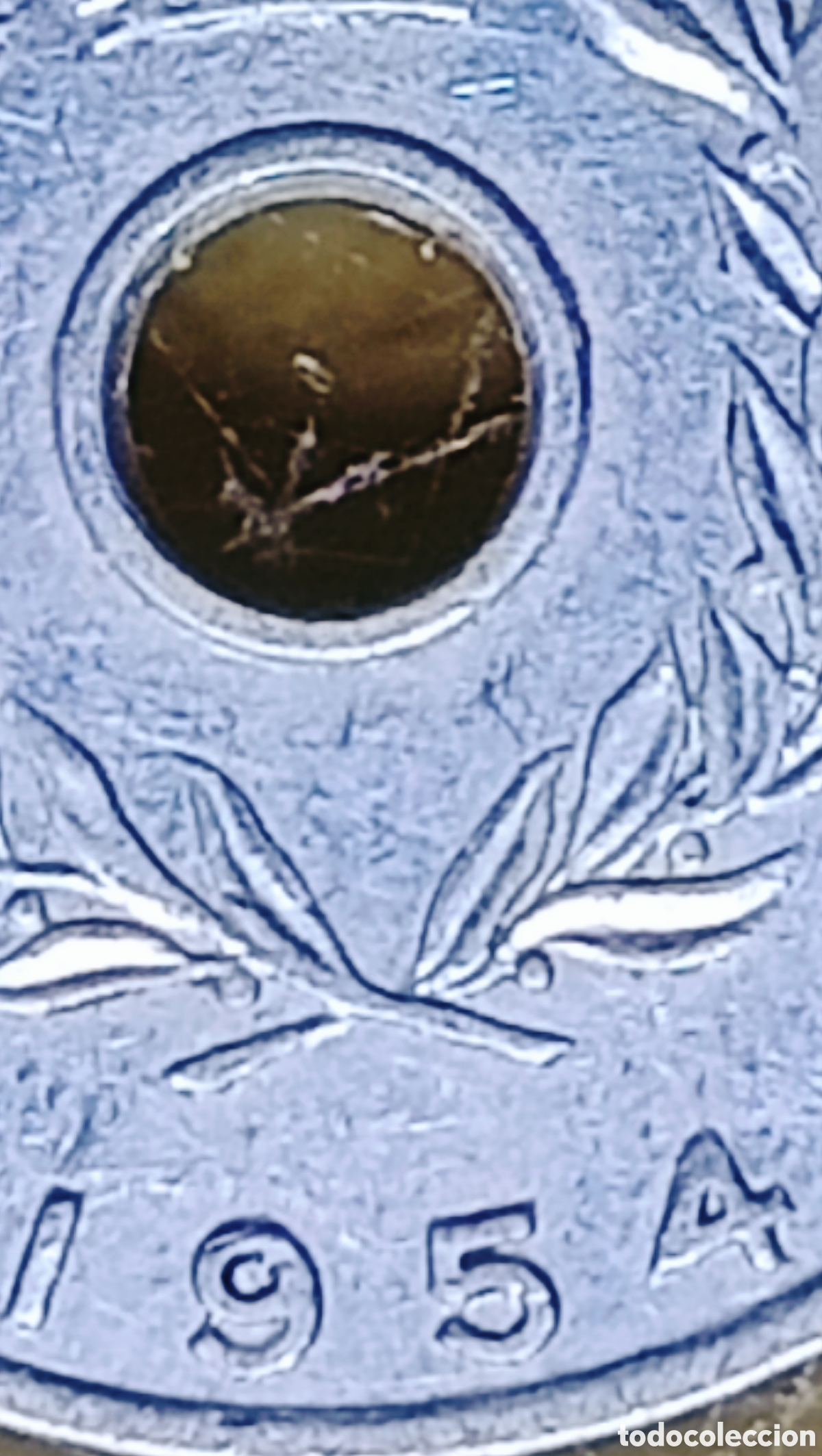 Monedas con errores: Moneda Grecia (1954) Giro de Cu&ntilde;o - Foto 13
