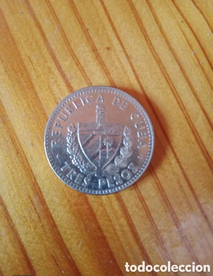 Monedas con errores: Moneda Che Guevara, 3 pesos, 1995 - Foto 2