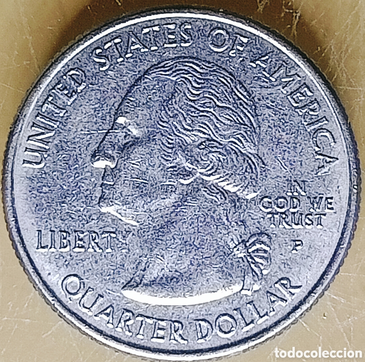 Monedas con errores: Moneda USA (2004-Wisconsin) var&iacute;ante &uacute;nica y rara