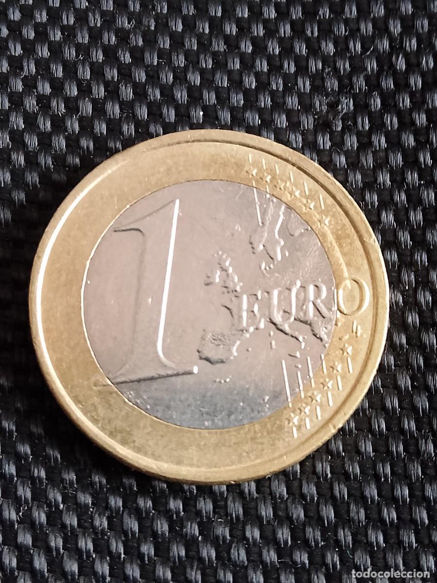 Monedas con errores: Moneda error 1 euro Espa&ntilde;a 2024 exeso de metal - Foto 4