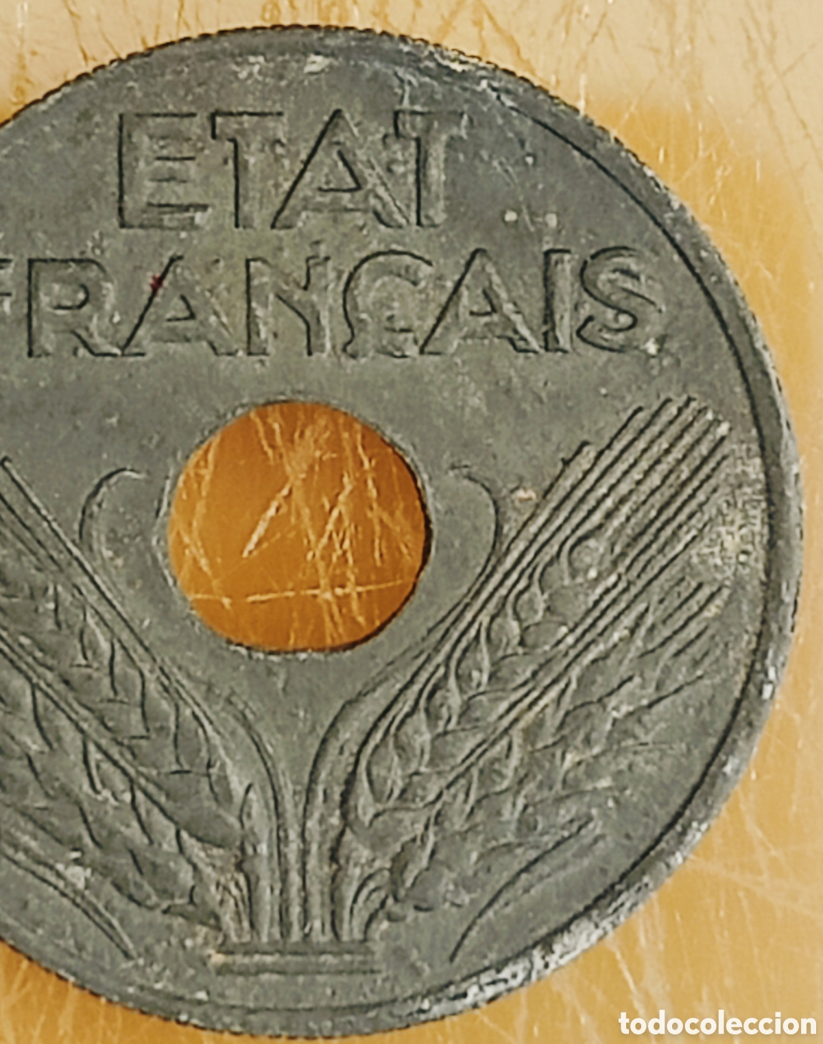 Monedas con errores: Moneda Francia (1942) ERROR(SC) - Foto 5