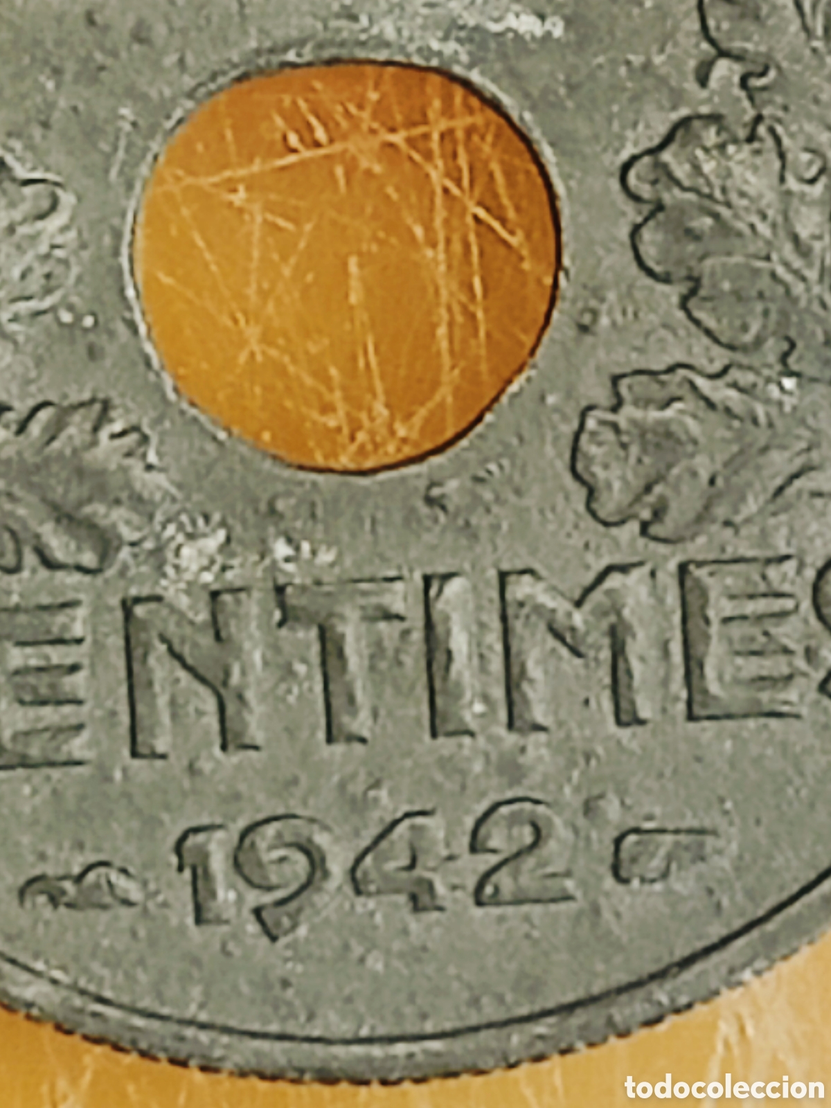 Monedas con errores: Moneda Francia (1942) ERROR(SC) - Foto 10