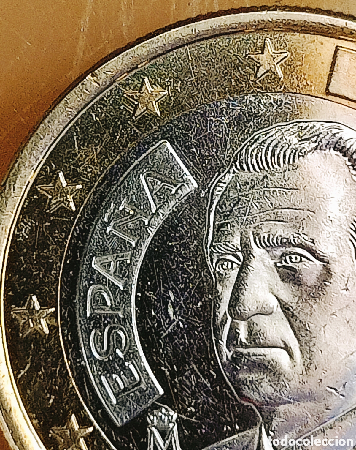 Monedas con errores: Moneda Espa&ntilde;a - 2008- variante - Foto 3