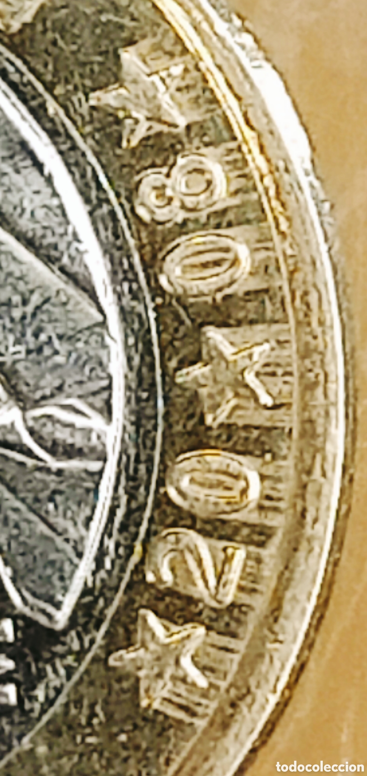 Monedas con errores: Moneda Espa&ntilde;a - 2008- variante - Foto 7