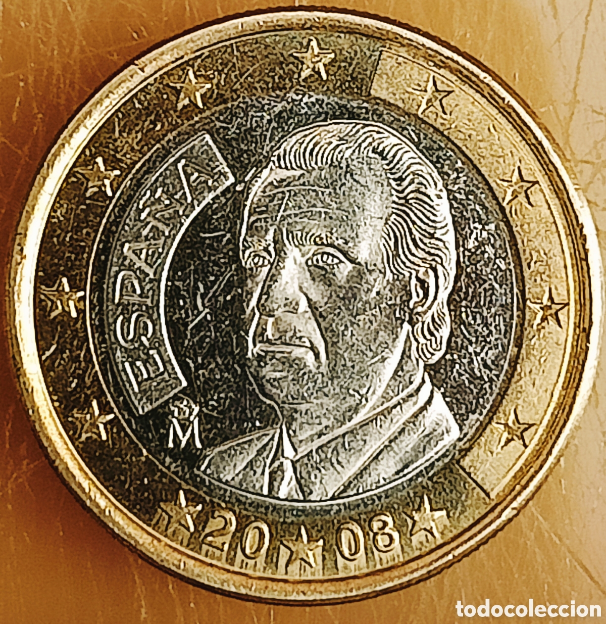 Monedas con errores: Moneda Espa&ntilde;a - 2008- variante - Foto 9