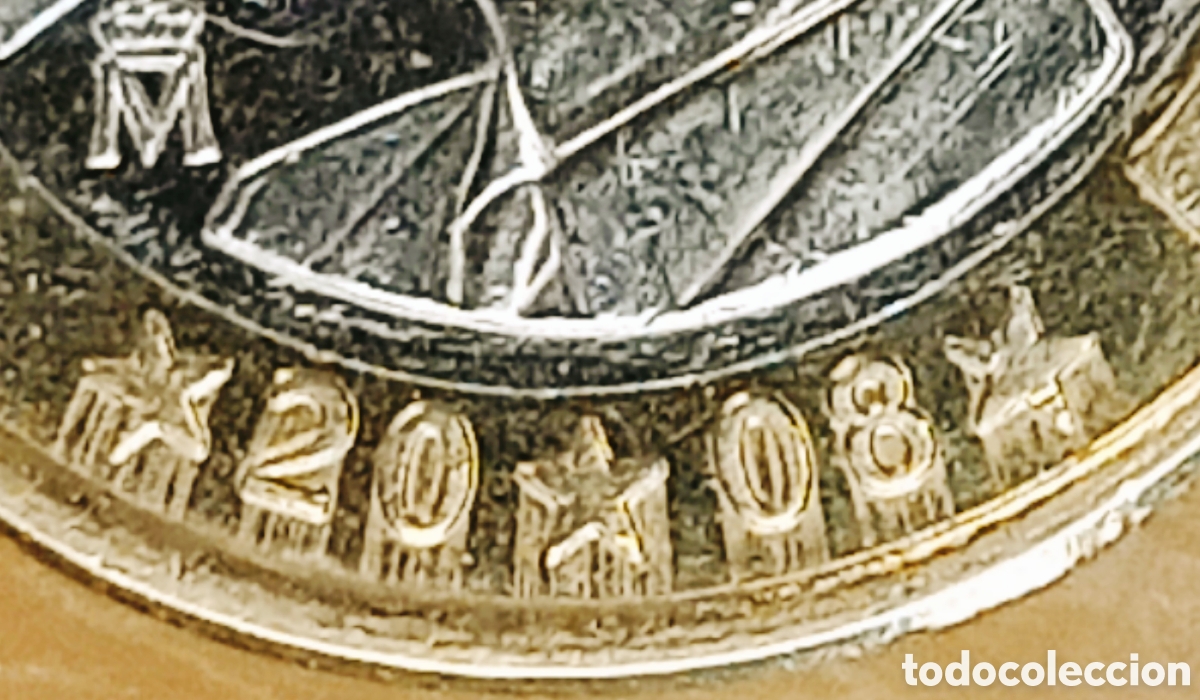 Monete con errori: Moneda Espa&ntilde;a - 2008- variante