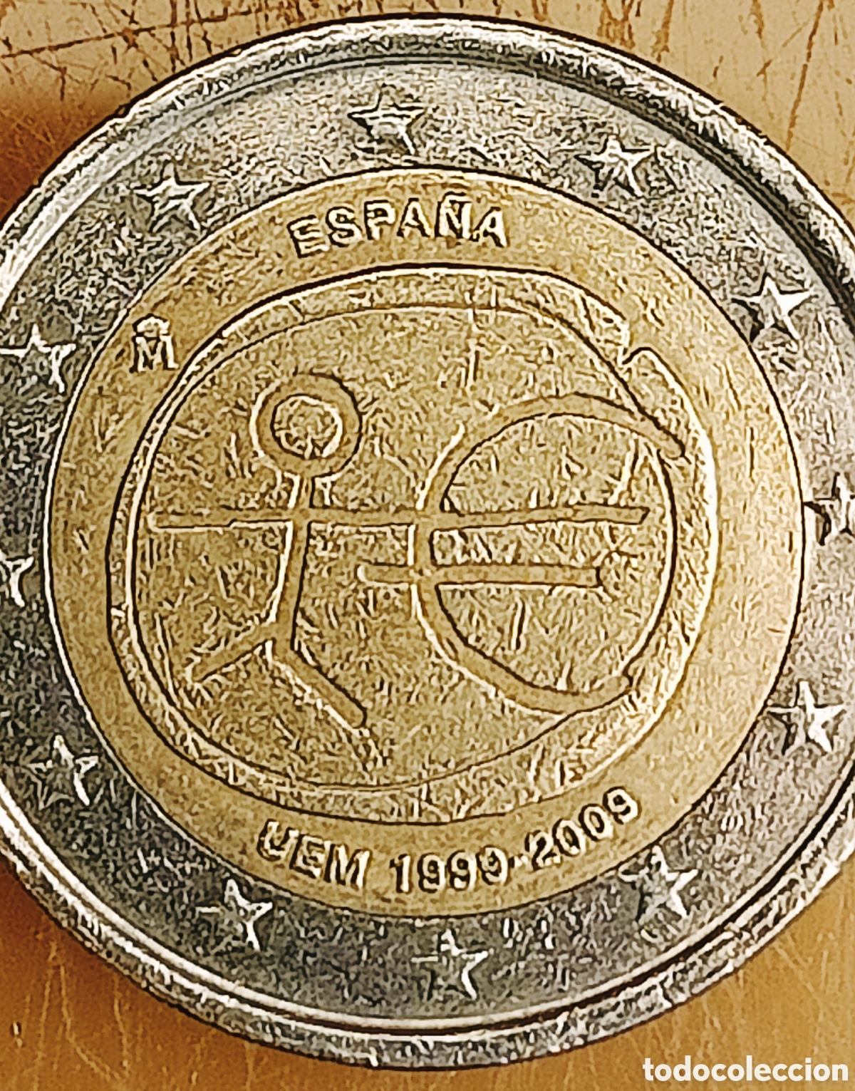 Monedas con errores: Moneda Espa&ntilde;a-2009(Error Alta Presion) - Foto 2