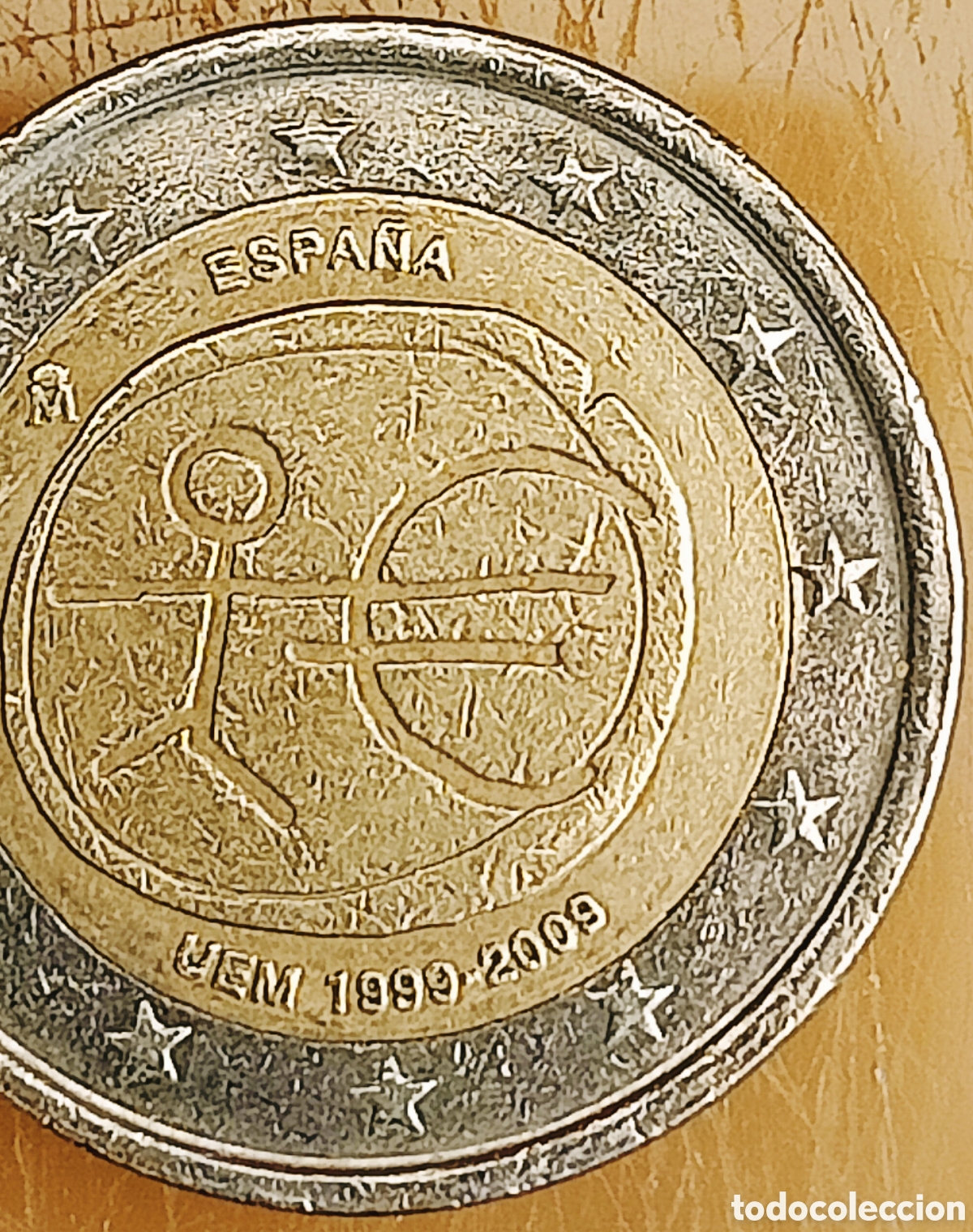 Monedas con errores: Moneda Espa&ntilde;a-2009(Error Alta Presion) - Foto 4