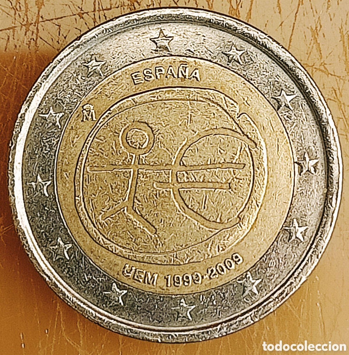 Monedas con errores: Moneda Espa&ntilde;a-2009(Error Alta Presion)