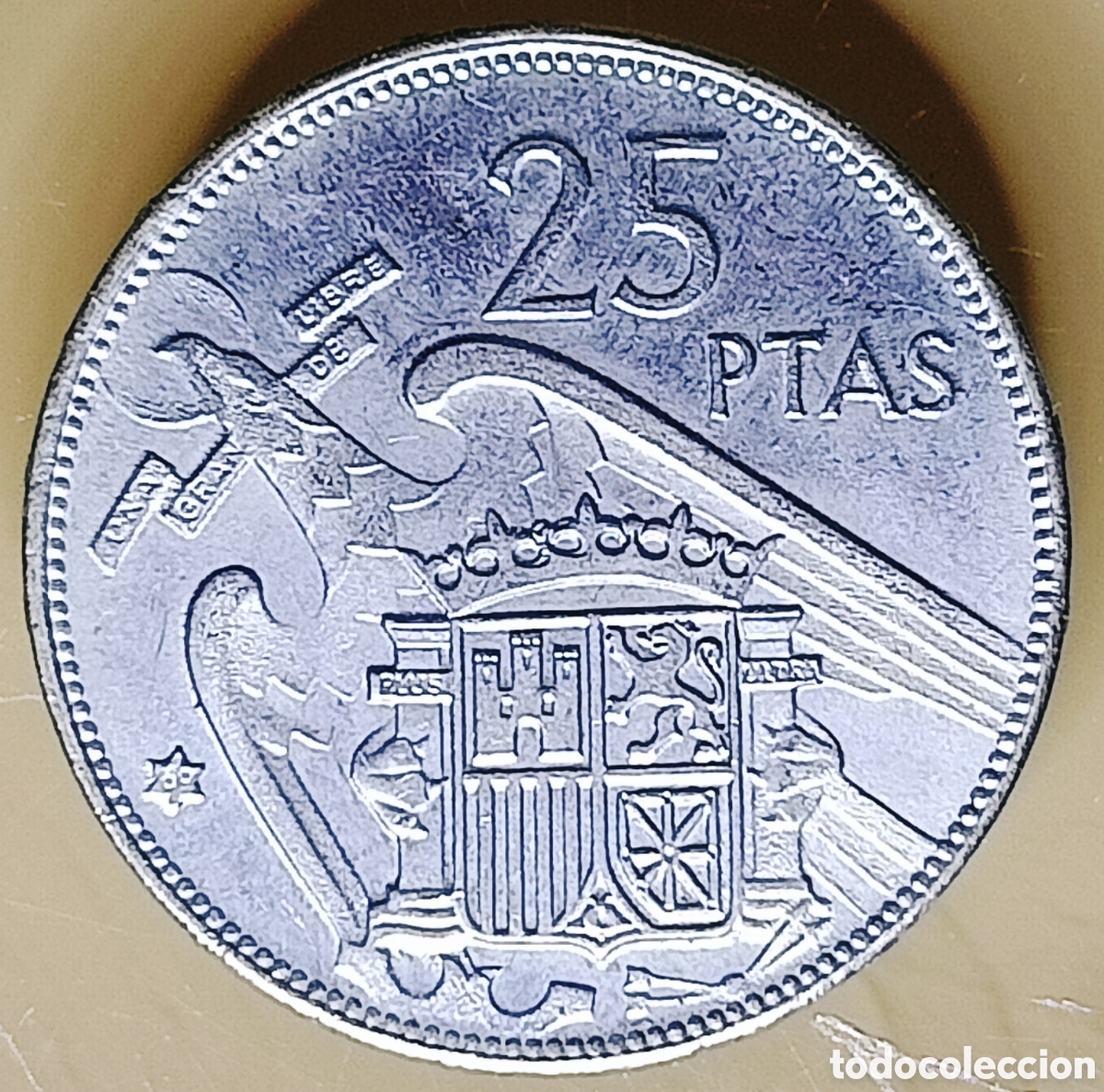 Monedas con errores: Moneda Espa&ntilde;a (1957) var&iacute;ante - Foto 9