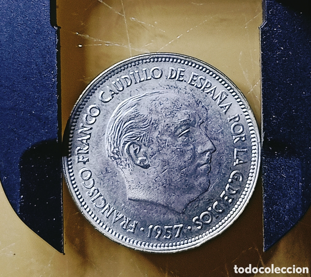 Monedas con errores: Moneda Espa&ntilde;a (1957) var&iacute;ante - Foto 24