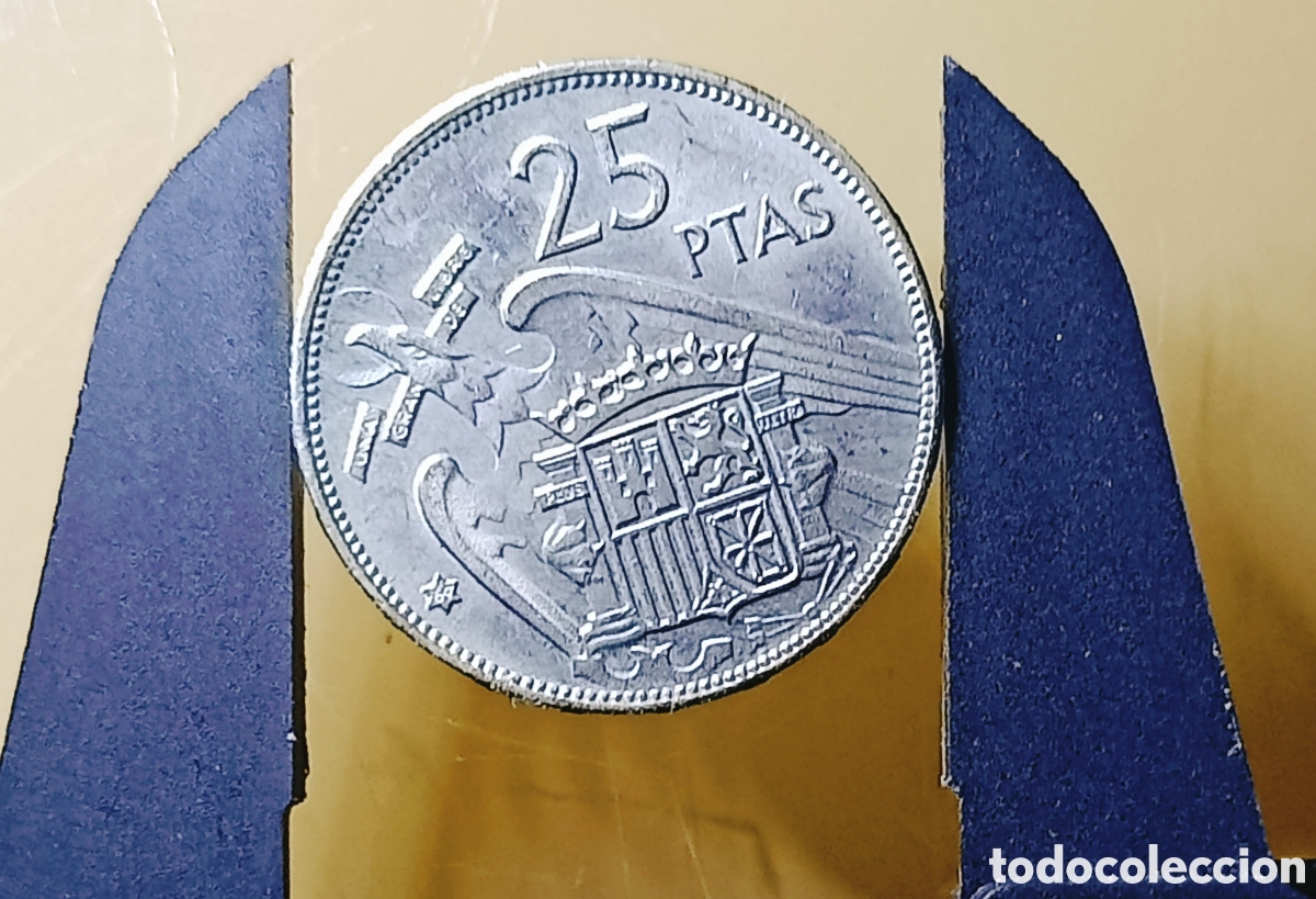 Monedas con errores: Moneda Espa&ntilde;a (1957) var&iacute;ante - Foto 25