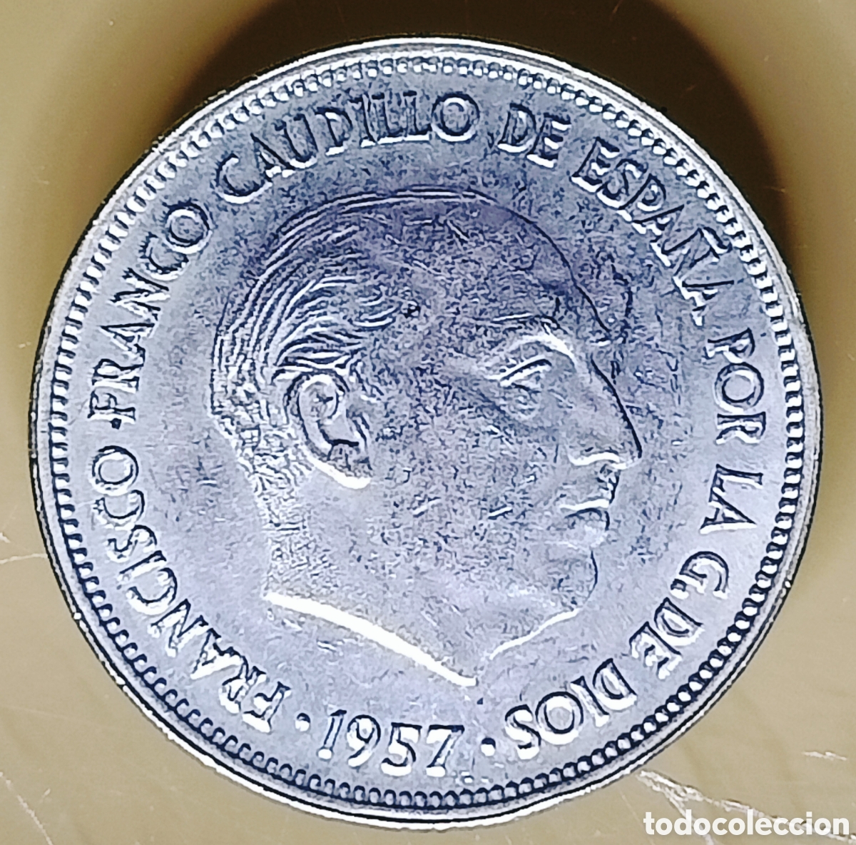 Monedas con errores: Moneda Espa&ntilde;a (1957) var&iacute;ante