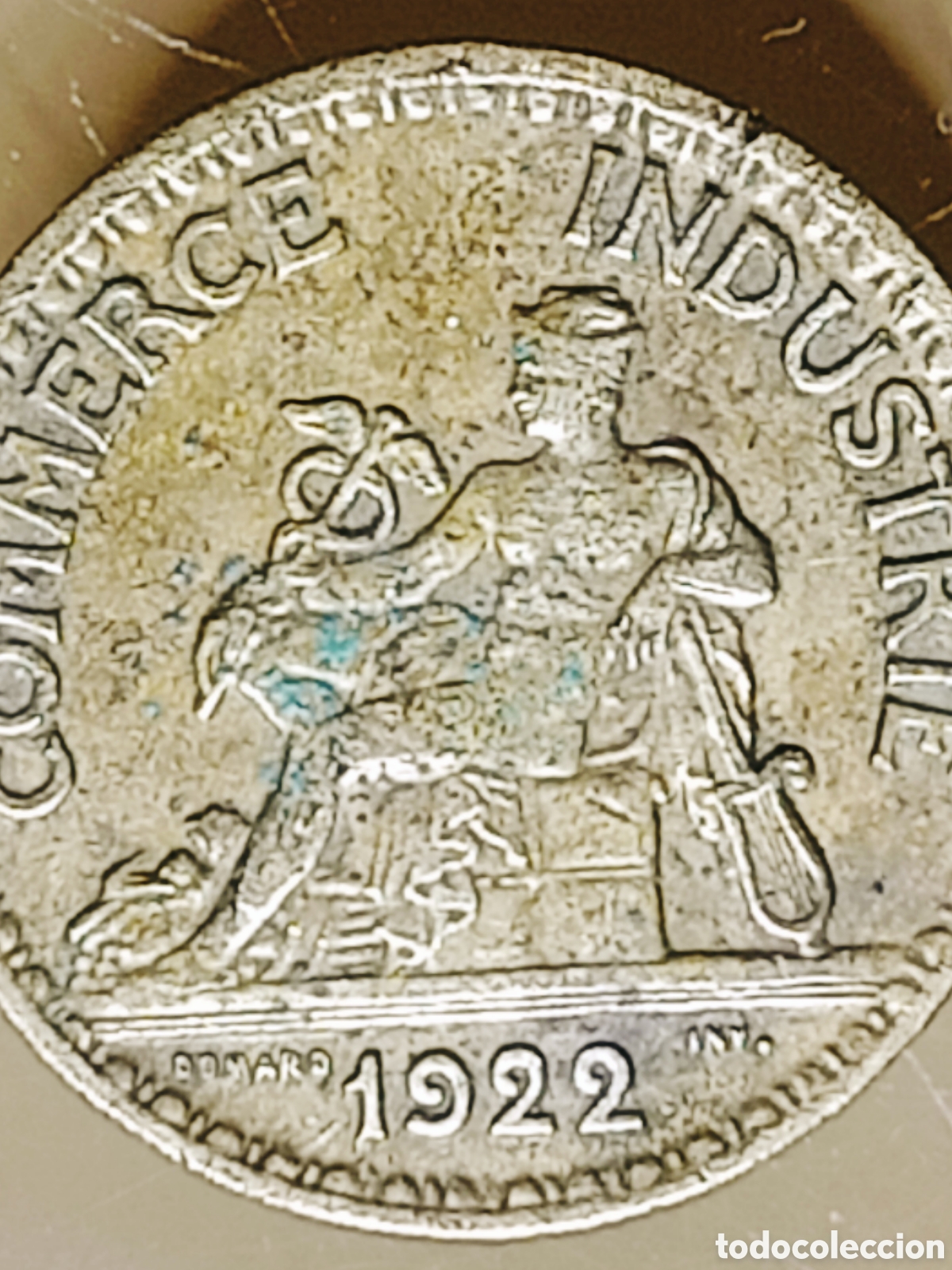 Monedas con errores: Moneda Francia (1922) Error - Foto 3
