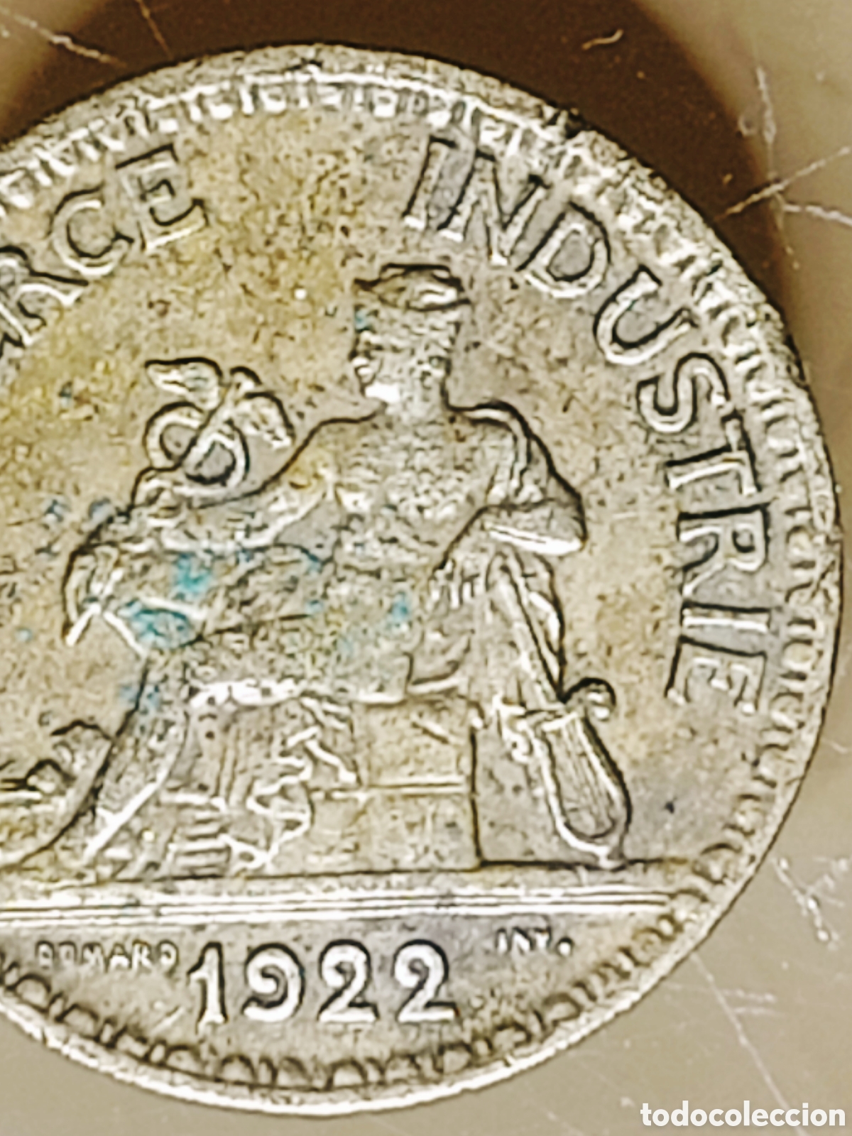 Monedas con errores: Moneda Francia (1922) Error - Foto 5