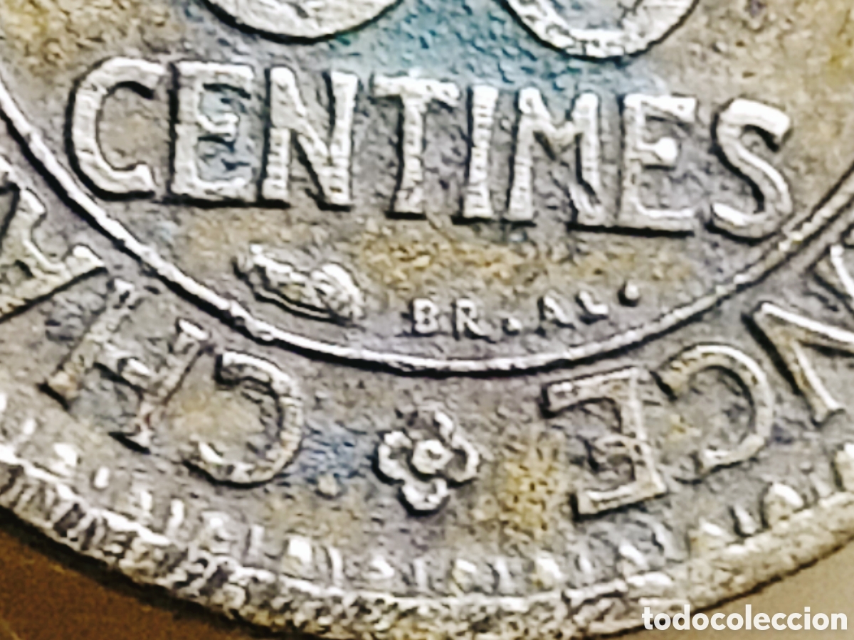 Monedas con errores: Moneda Francia (1922) Error - Foto 18