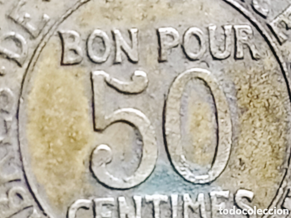 Monedas con errores: Moneda Francia (1922) Error - Foto 21