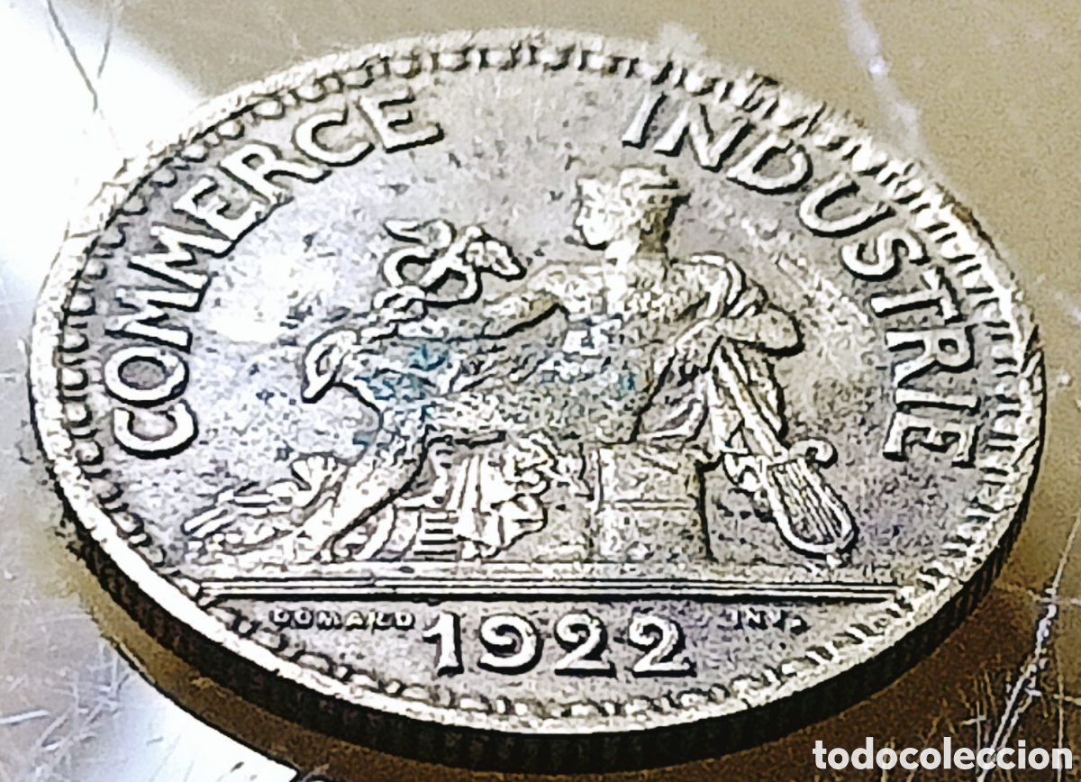 Monedas con errores: Moneda Francia (1922) Error - Foto 25