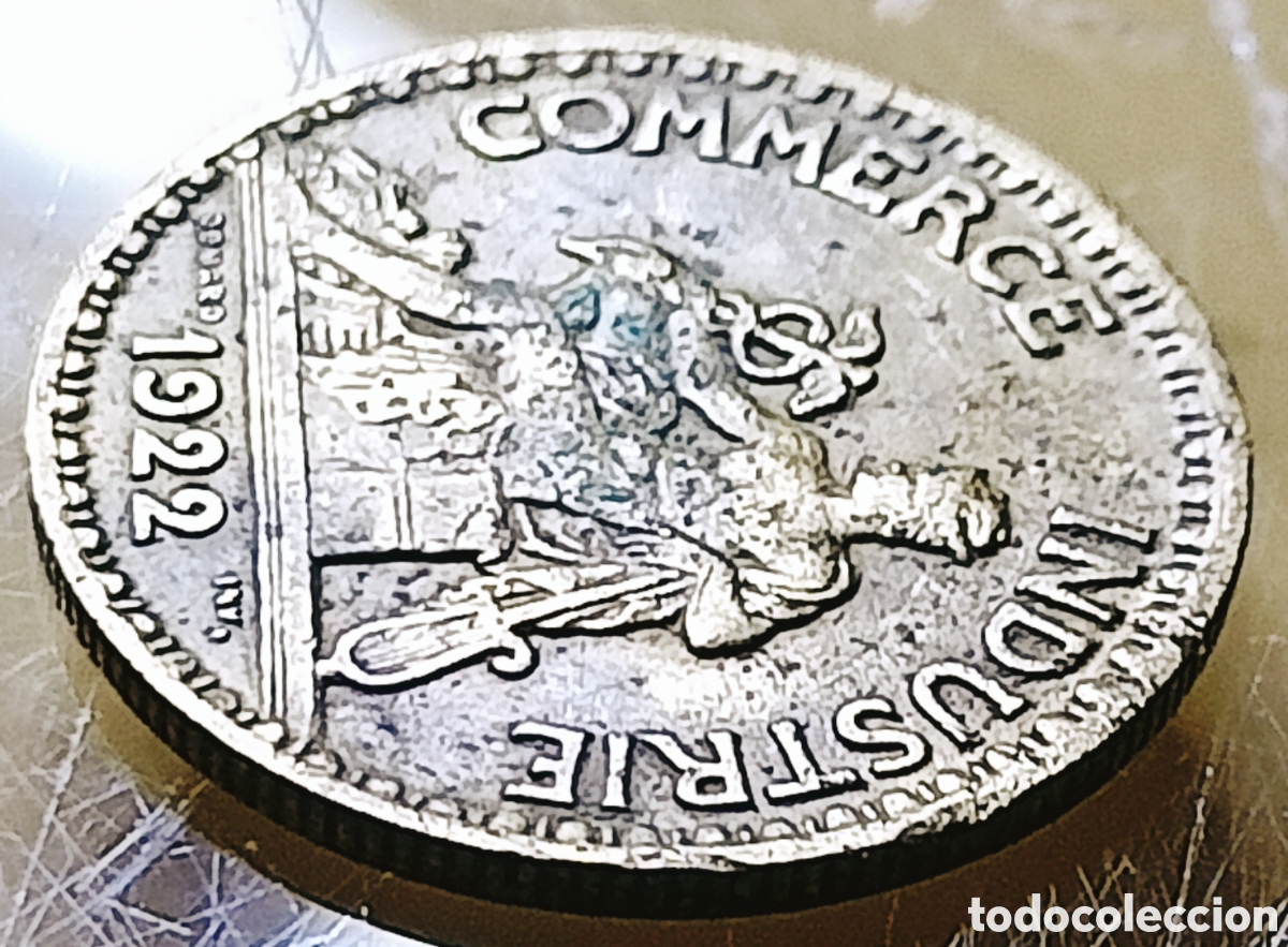 Monedas con errores: Moneda Francia (1922) Error - Foto 26