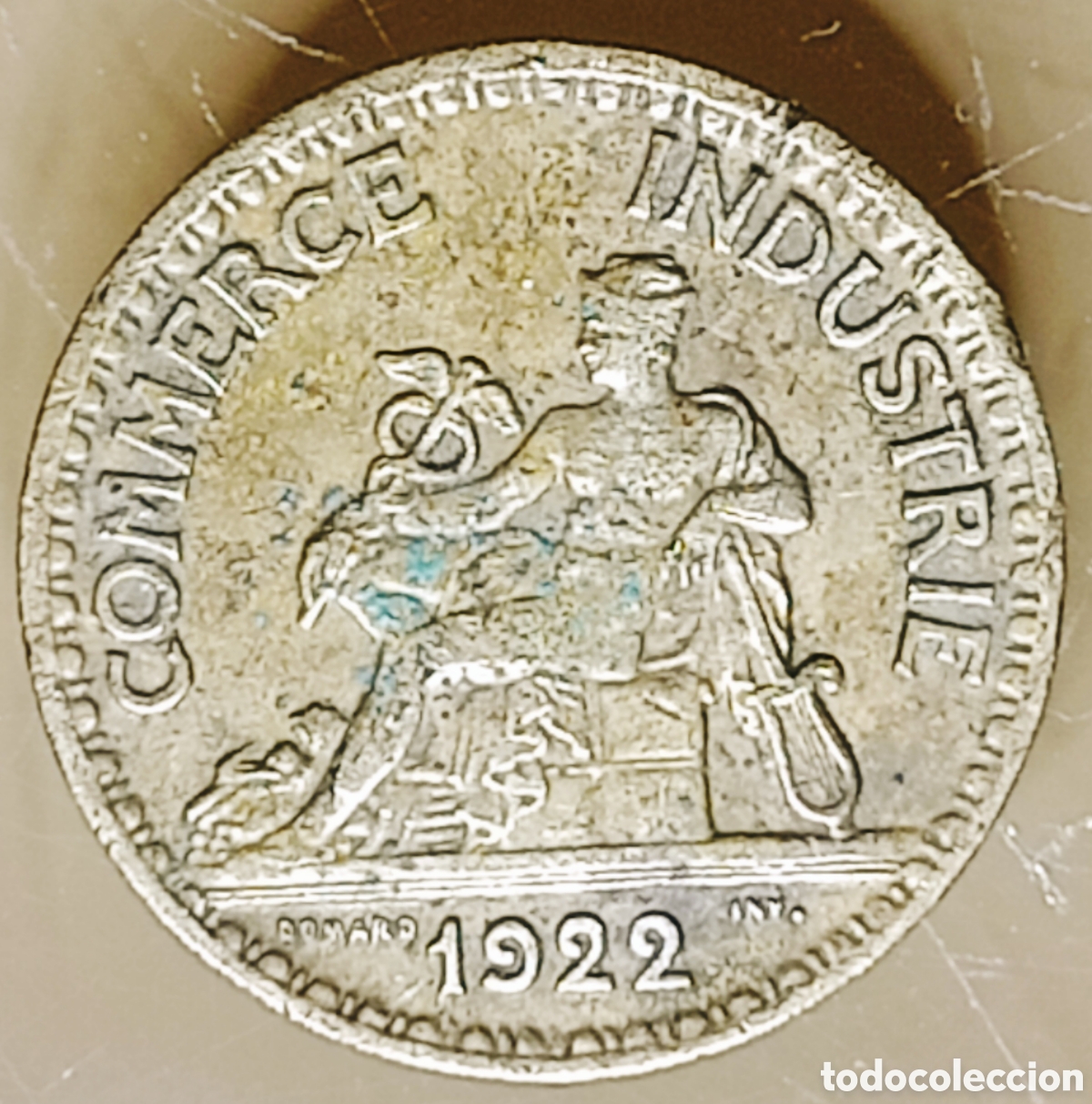 Monedas con errores: Moneda Francia (1922) Error