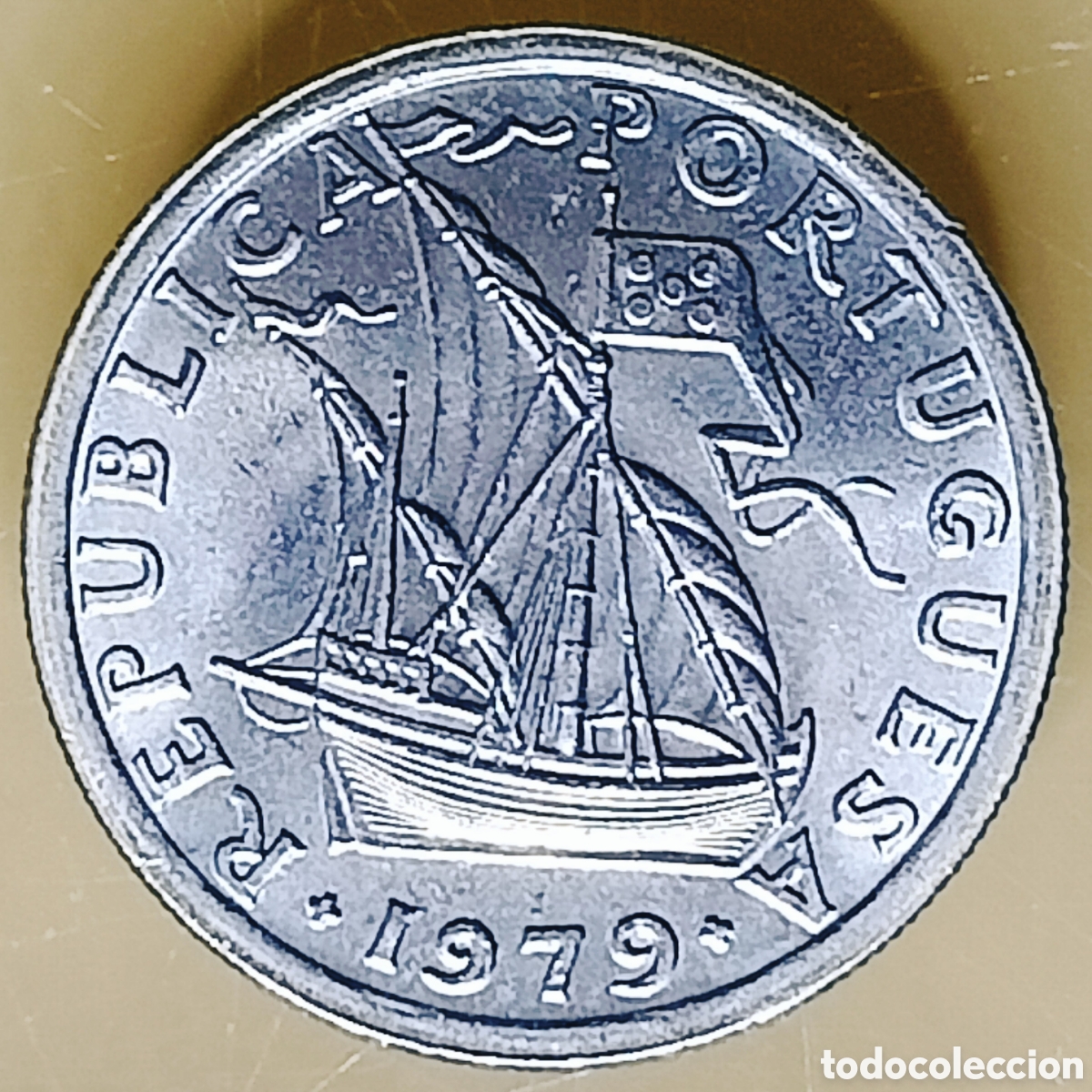 Monedas con errores: Moneda Portugal (1979) error