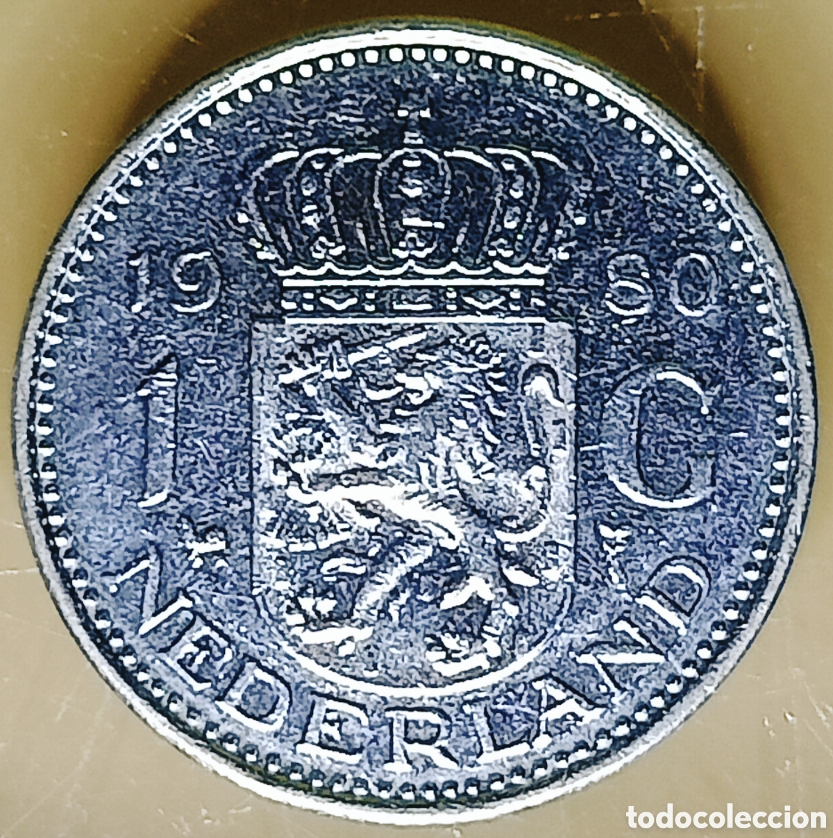 Monedas con errores: Moneda Pa&iacute;ses Bajos (1980) var&iacute;ante - Foto 2