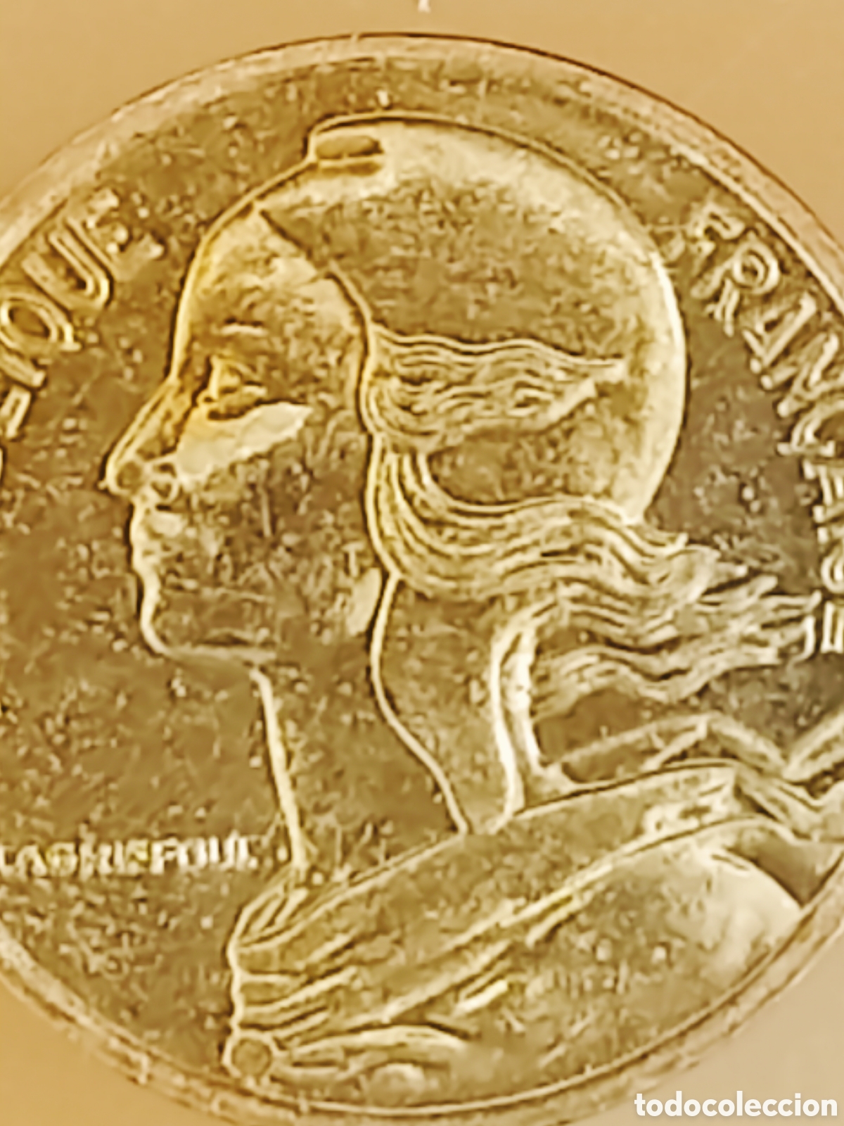Monedas con errores: Moneda Francia (1986) var&iacute;ante - Foto 3