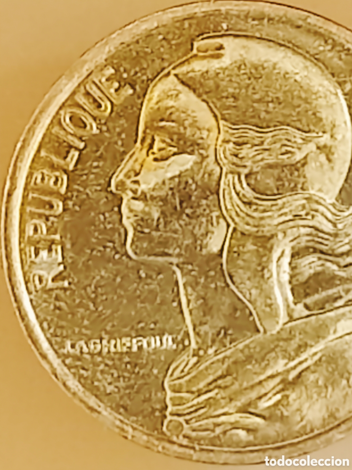 Monedas con errores: Moneda Francia (1986) var&iacute;ante - Foto 4