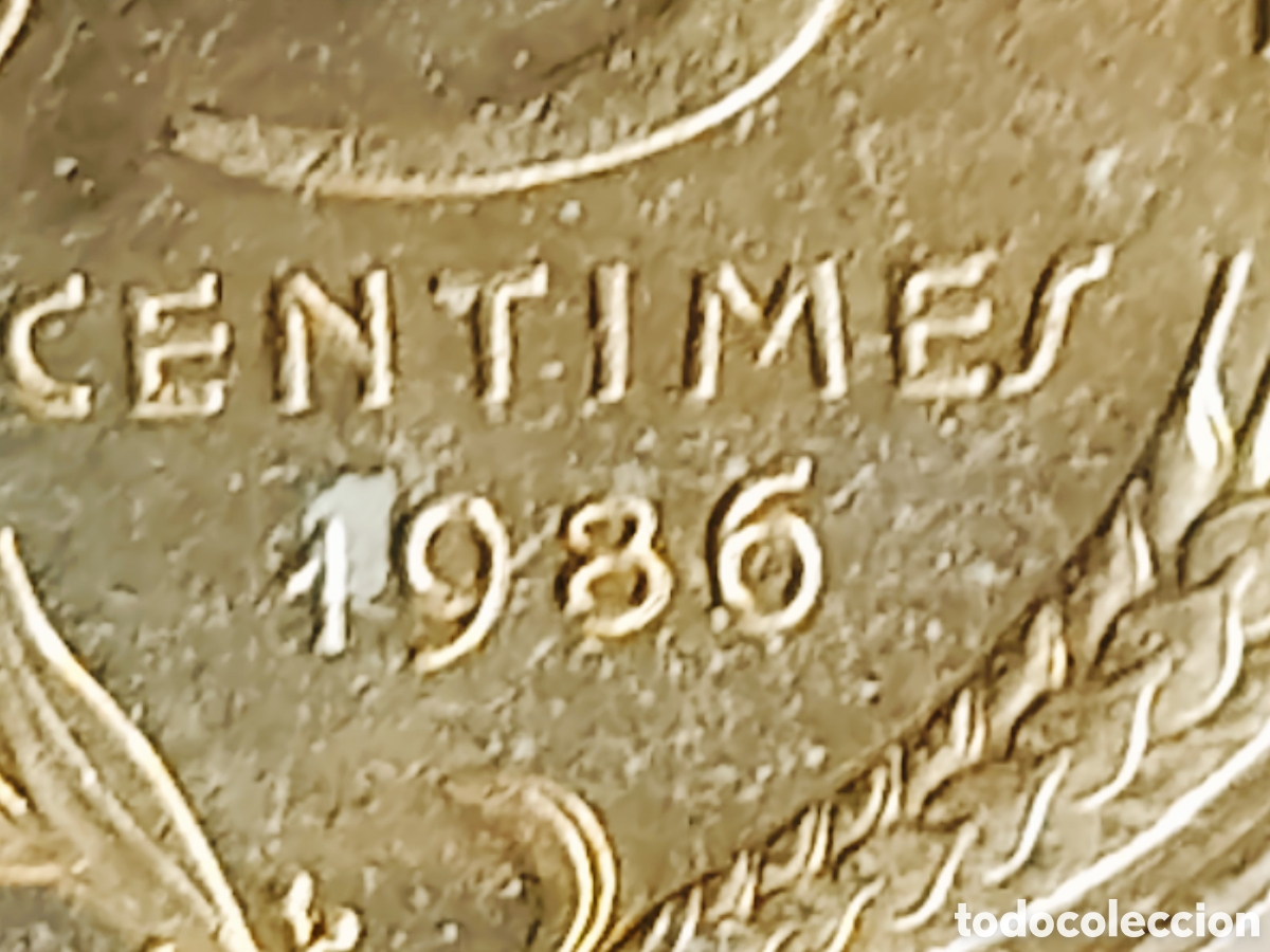 Monedas con errores: Moneda Francia (1986) var&iacute;ante - Foto 18