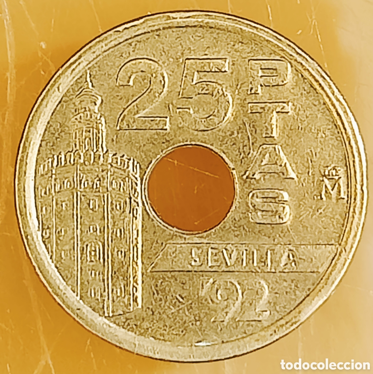 Monedas con errores: Moneda Espa&ntilde;a (1992 Expo) error de acu&ntilde;aci&oacute;n - Foto 2