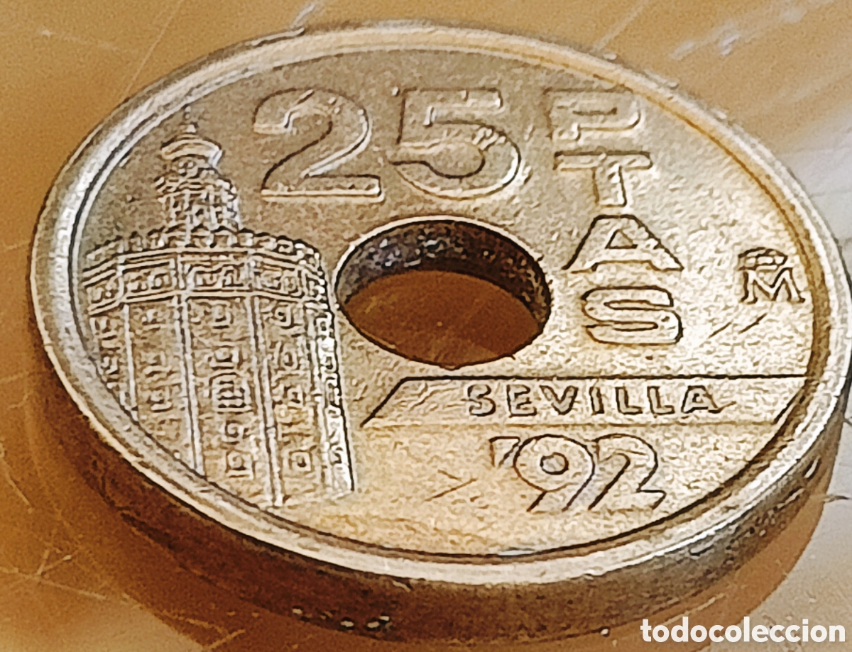 Monedas con errores: Moneda Espa&ntilde;a (1992 Expo) error de acu&ntilde;aci&oacute;n - Foto 28