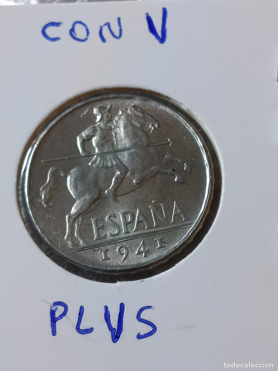 Monedas con errores: 10 c&eacute;ntimos 1941 plus con V sin circular - Foto 4