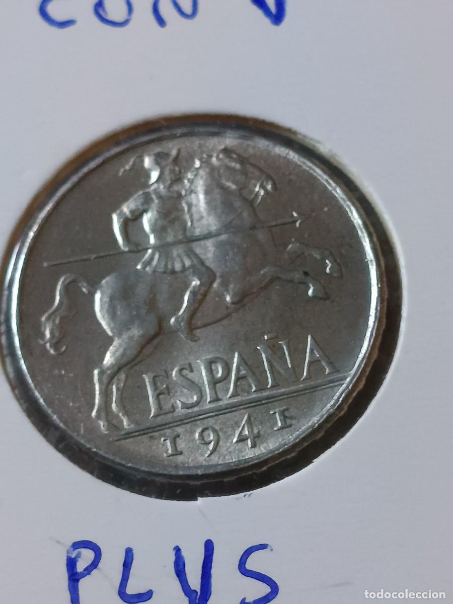 Monedas con errores: 10 c&eacute;ntimos 1941 plus con V sin circular - Foto 5