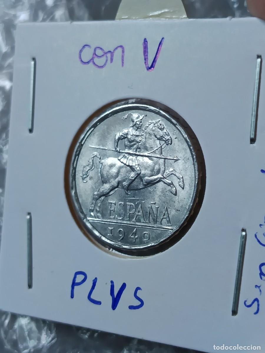 Monete con errori: 10 c&eacute;ntimos 1940 plus con V sin circular