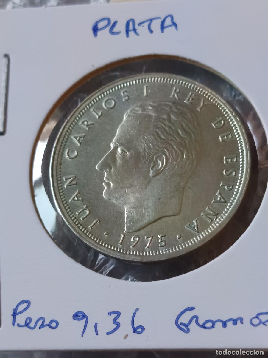 Moedas com erros: 25 pesetas 1975 en plata