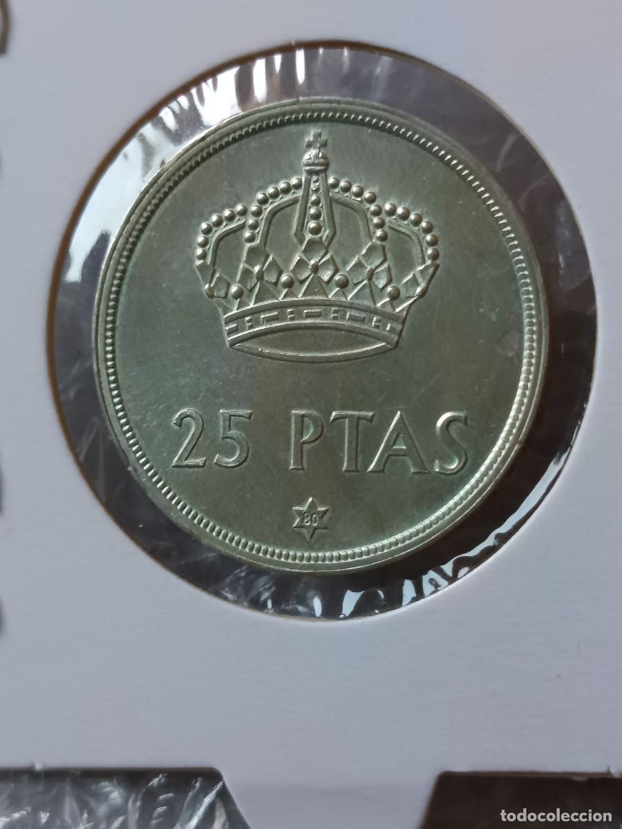 Monedas con errores: 25 pesetas 1975 en plata - Foto 4