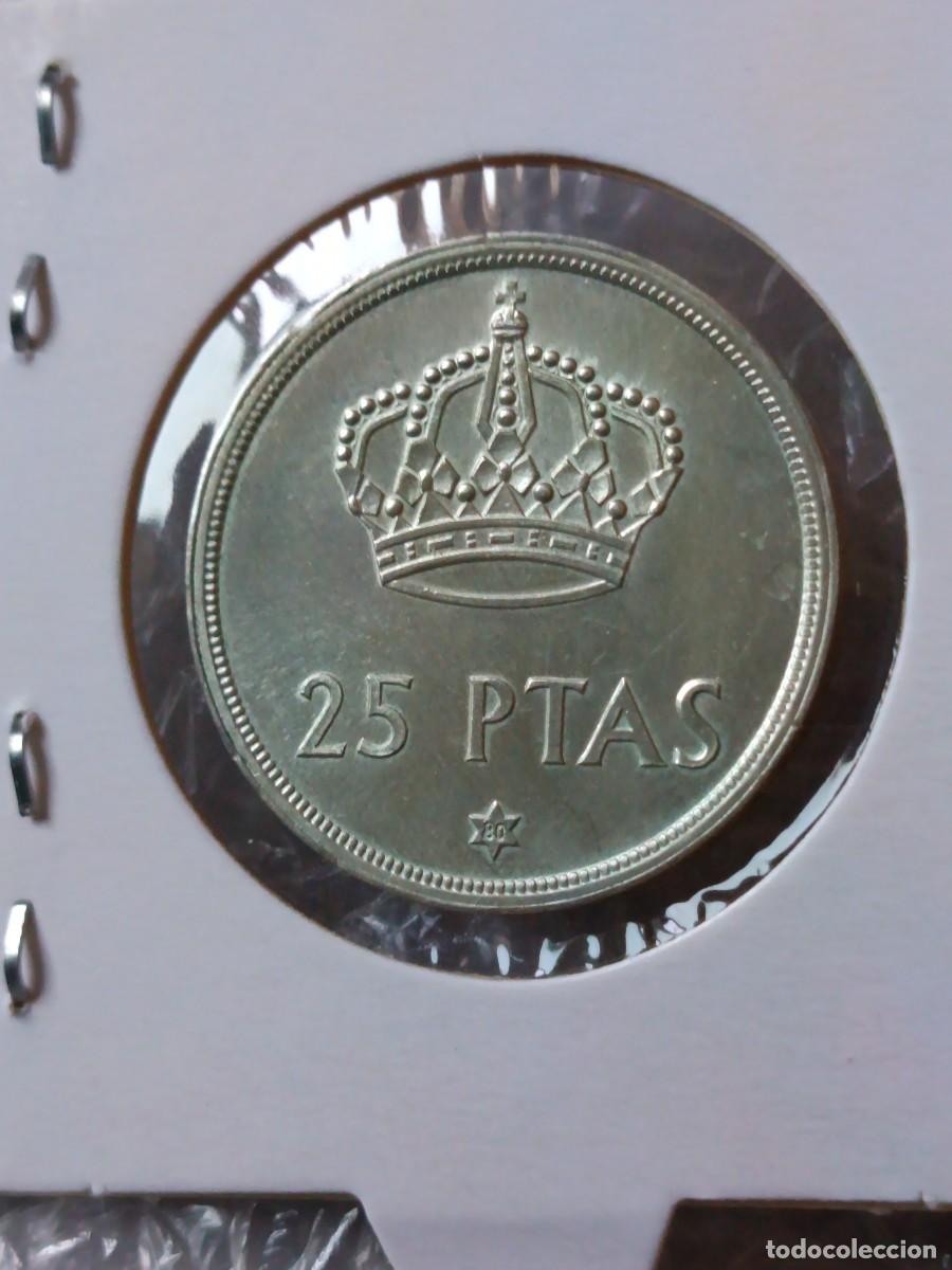 Monedas con errores: 25 pesetas 1975 en plata - Foto 5