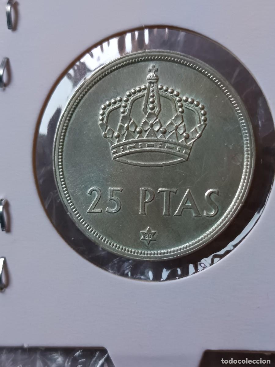 Monedas con errores: 25 pesetas 1975 en plata - Foto 7