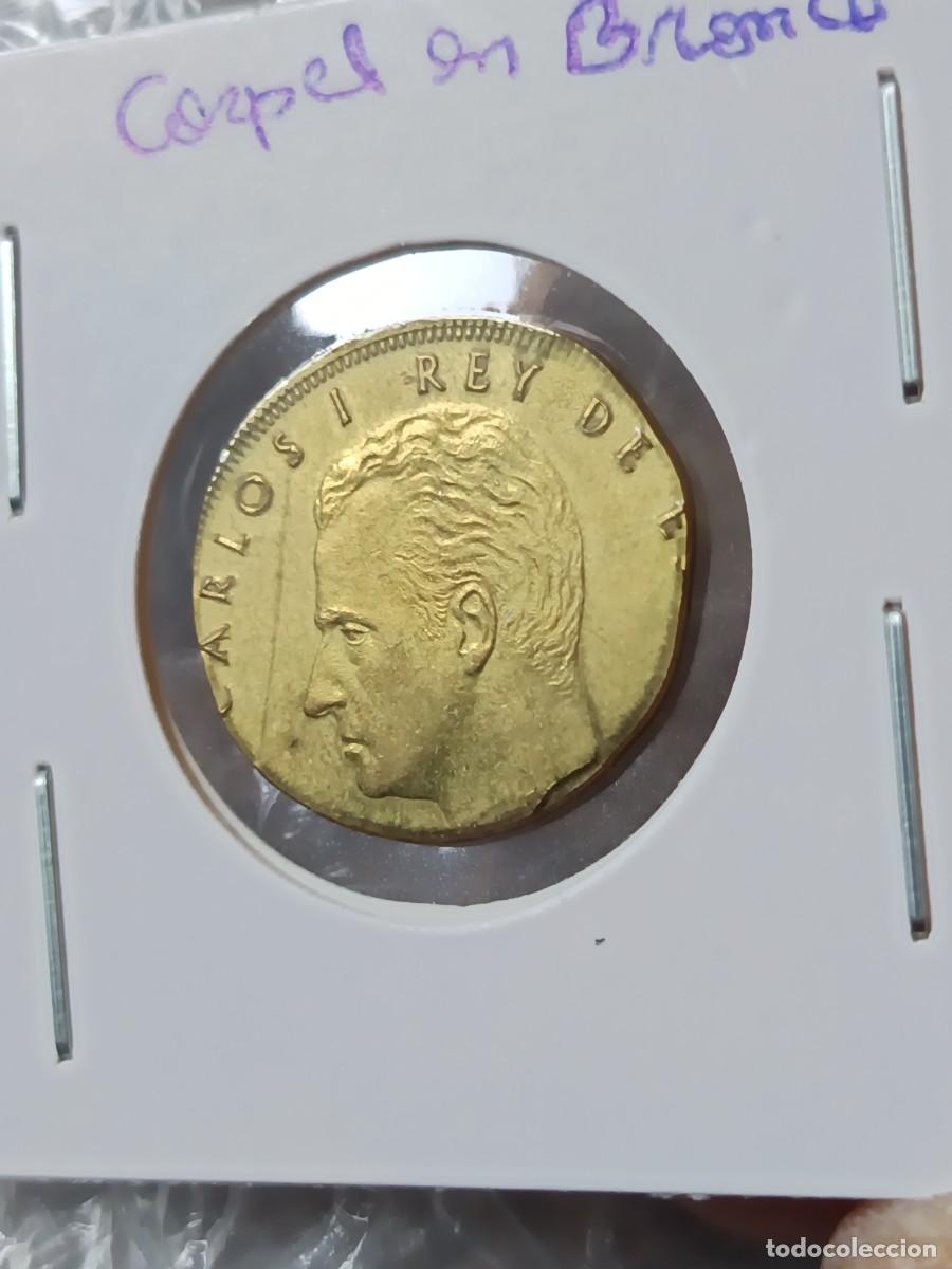 Monedas con errores: 25 pesetas material bronce - Foto 1