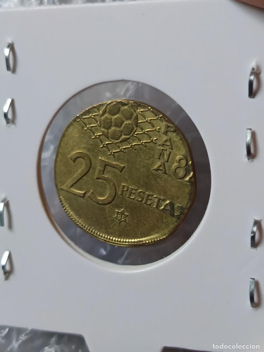 Monedas con errores: 25 pesetas material bronce - Foto 3
