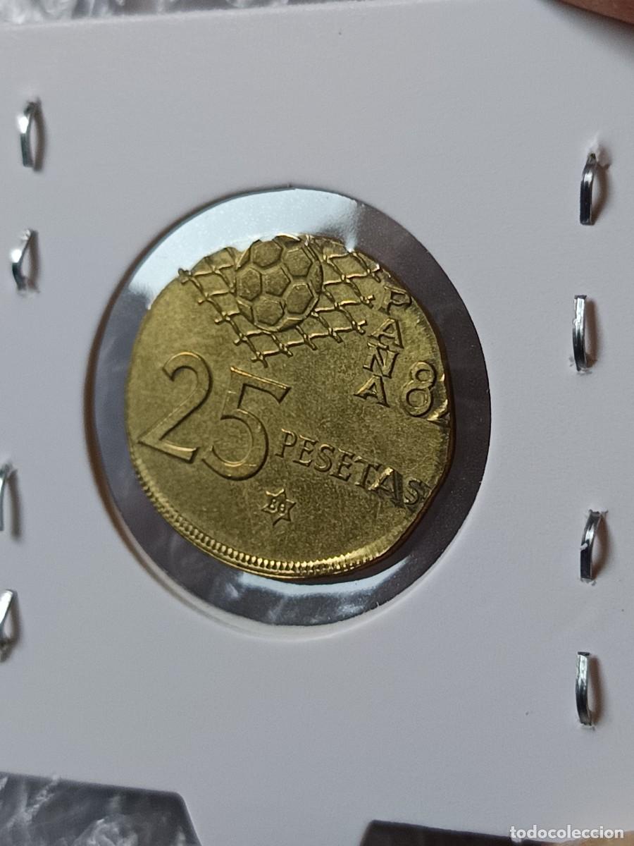 Monedas con errores: 25 pesetas material bronce - Foto 4