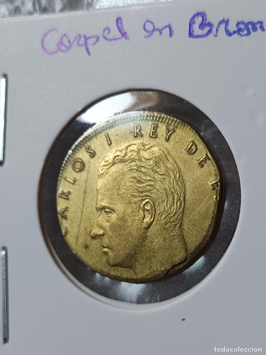 Monedas con errores: 25 pesetas material bronce - Foto 8