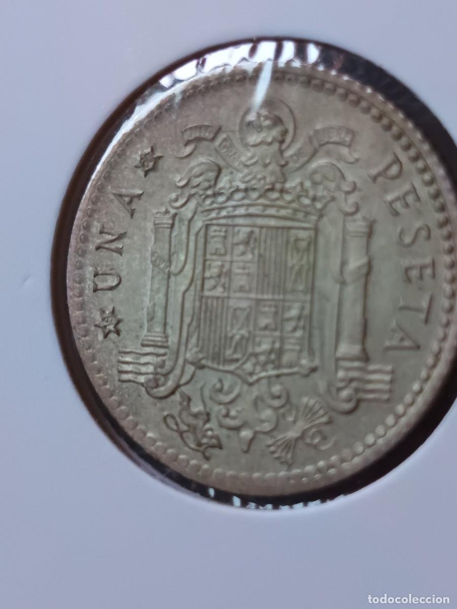 Monedas con errores: 1 peseta 1975 material plata - Foto 4