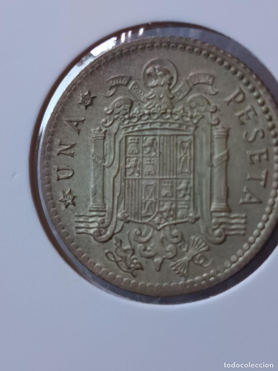 Monedas con errores: 1 peseta 1975 material plata - Foto 6