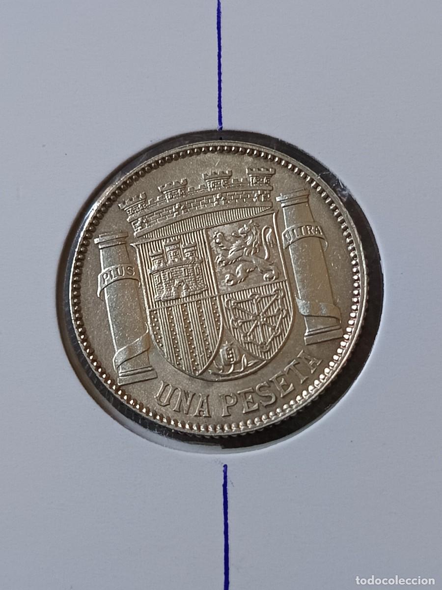 Monedas con errores: 1 peseta 1933 plata giradas a la izquierda - Foto 4