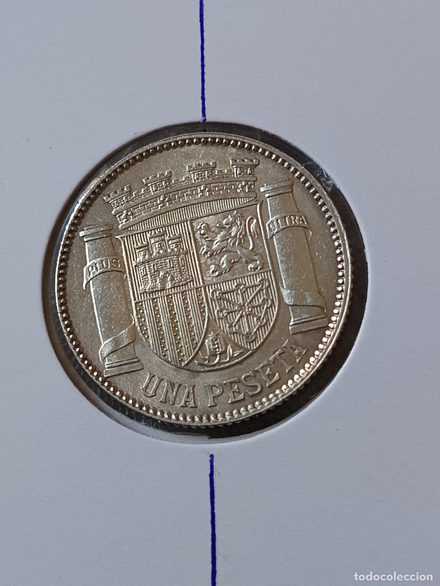 Monedas con errores: 1 peseta 1933 plata giradas a la izquierda - Foto 5