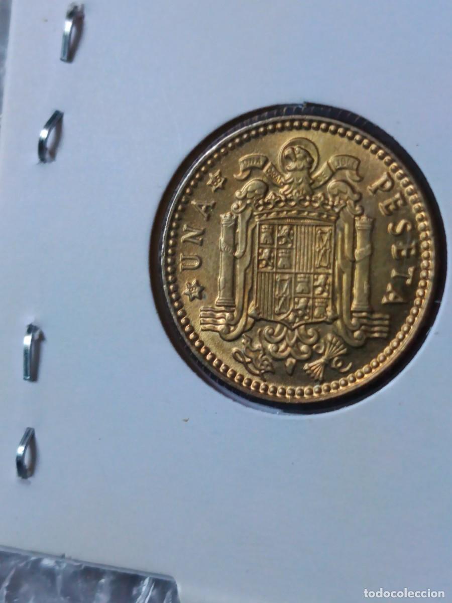 Monedas con errores: 1 peseta 1963*65 calcada m&uacute;ltiples errores sin circular - Foto 2