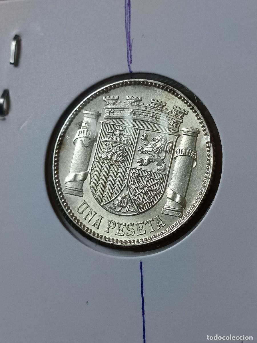 Monedas con errores: 1 peseta 1933 plata girada - Foto 7